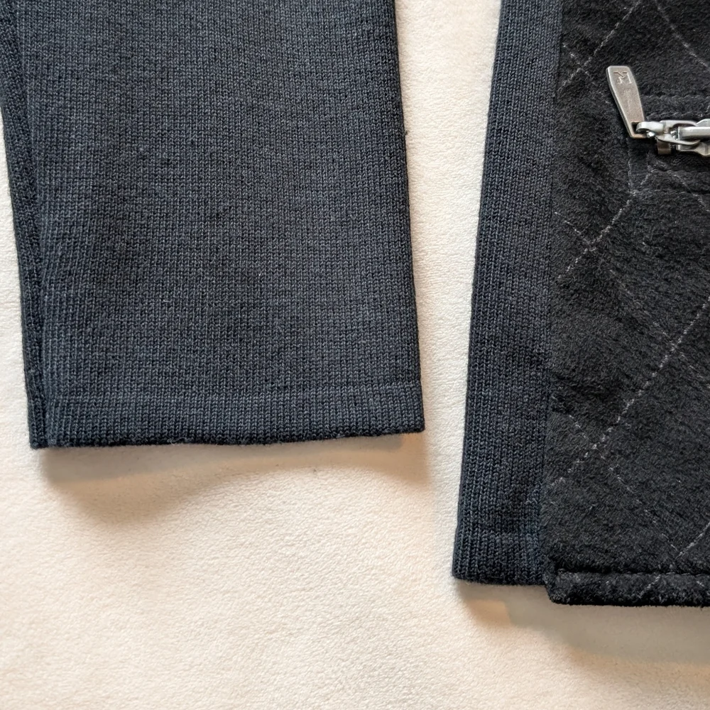 Vintage Peter Nygard Women's Jacket Suede Leather And Knit Zip Up Size M Petites - Picture 7 of 16